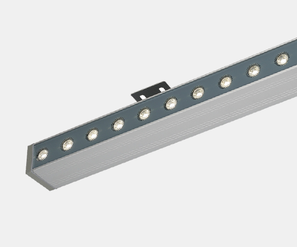 What are the design principles and aesthetic considerations for linear lighting?